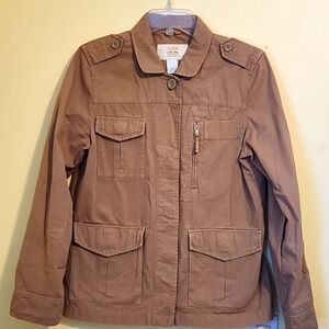 J Crew Tan Classic Chino Jacket NEW